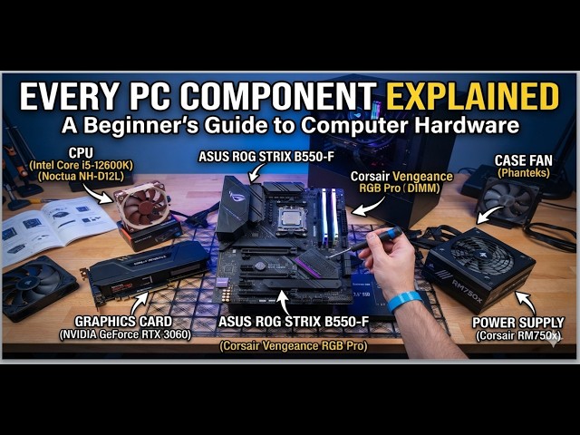Every PC Component Explained: A Beginner's Guide to Computer Hardware