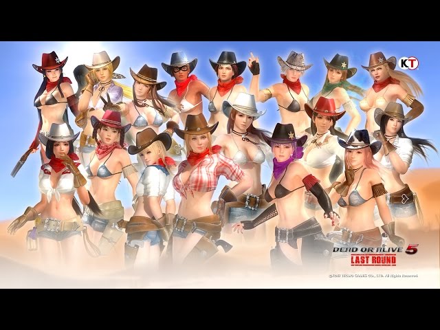 『DEAD OR ALIVE 5 Last Round』「カウガールなりきりコスチューム」 紹介ムービー