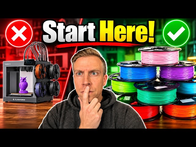 Ultimate 3D Printing FILAMENT Beginners Guide! Brands, Size, & Types