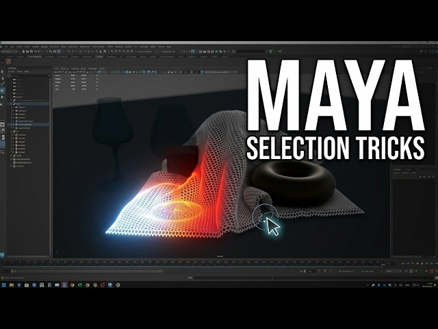 Maya Selection Tricks: Stop Wasting Time! Разбираемся как, что выбирать в Maya.