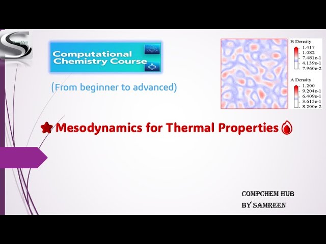 Mesodynamic Calculation in Materials Studio | Thermal Properties | MD Simulation Tutorial