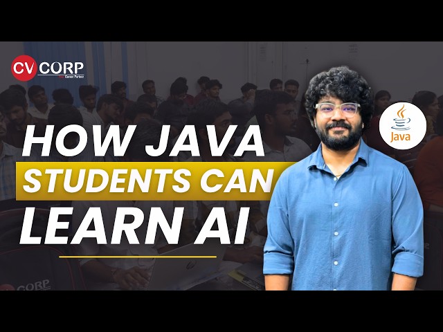 How Java Students can learn AI | Best Training Institute in Hyderabad | CVCORP | Java Full stack