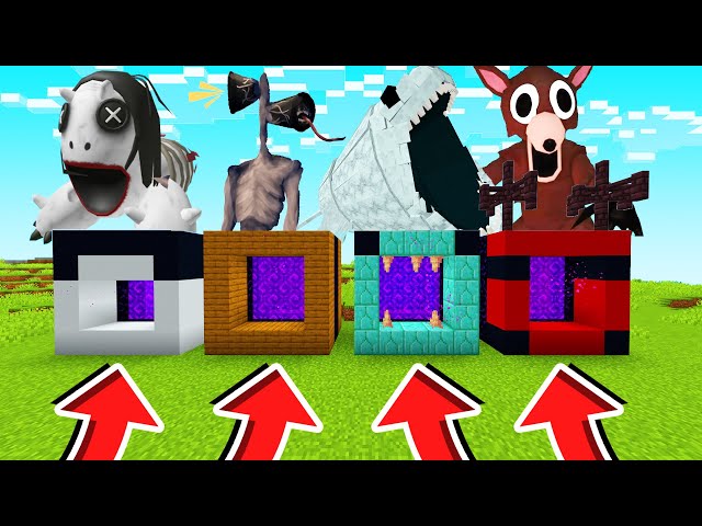 Never Make A Portal To Siren Head Petapeta The Bloop And 99 Night in the forest In Minecraft