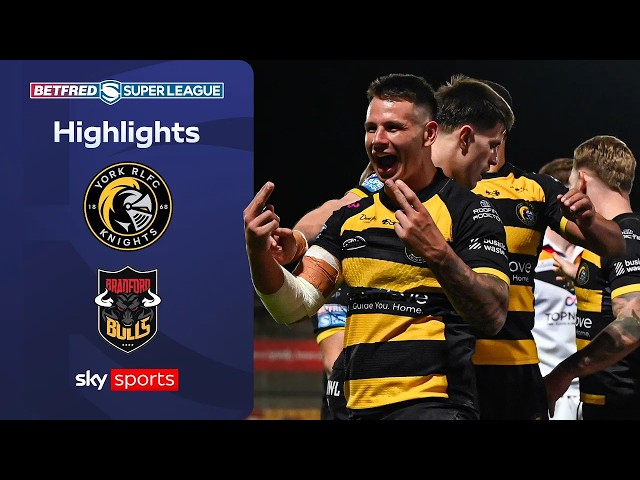 York finish season in style | York Knights vs Bradford Bulls | Super League Highlights
