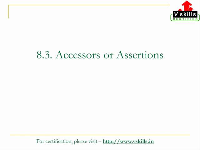 Selenium Tutorials | Actions and Accessors/Assertions