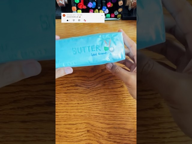 Butter coconut 🌴🥥 #art #cutecraft #squishy #coconut #create #short #trend #viral #cute #butter