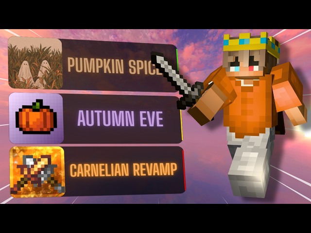 Top 3 BEST Autumn-Themed Texture Packs Bedwars/PVP - FPS Boost (1.8.9)