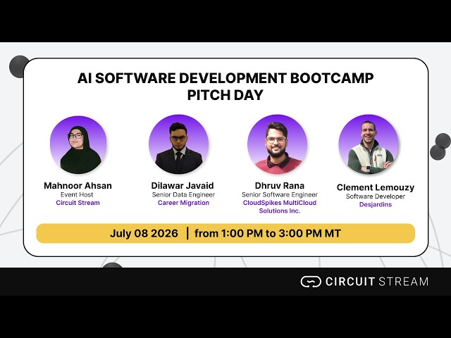 Circuit Stream AI Software Development Pitch Day (July 08 2026)