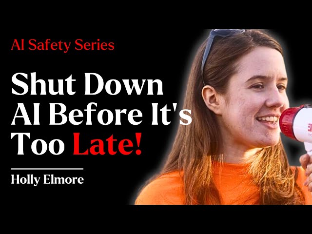 Why I'm Protesting Against AI Development - Holly Elmore