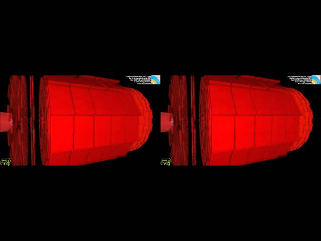 LHC collision event at CMS showing four high energy electrons (CMS Higgs search)