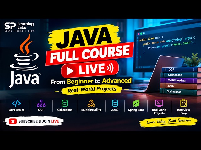 Java from scratch and build real-world programming skills