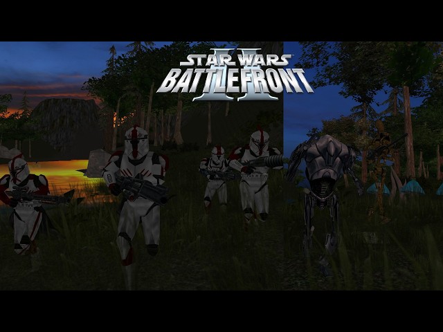 Star Wars Battlefront 2 (2005)- Amador Deep Forest Map Mod | Conquest | Republic & CIS Sides