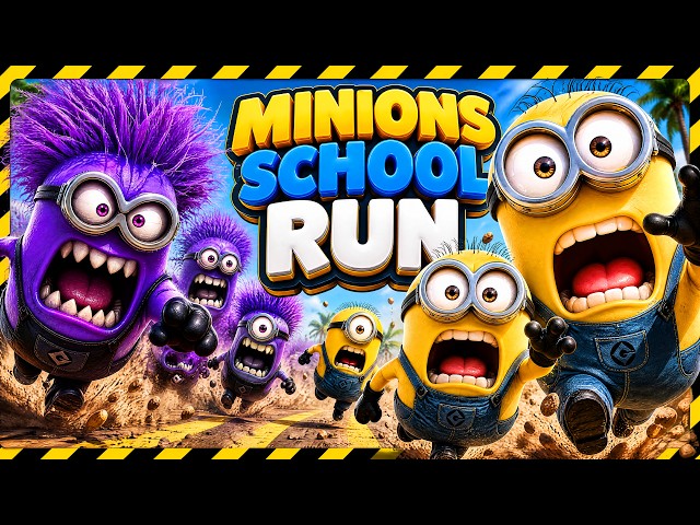 MINIONS SCHOOL RUN Brain Break | Classroom Movement Break & PE Warm-Up |  Full Body #21