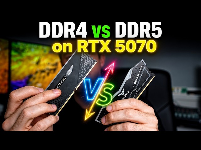 Do You Need DDR5 with an RTX 5070? (DDR4 vs DDR5)