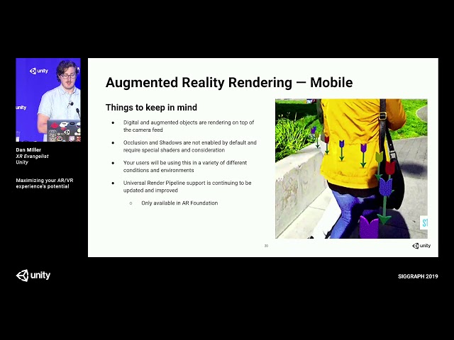 XR graphics in Unity: Maximizing your AR/VR experience’s potential - SIGGRAPH 2019