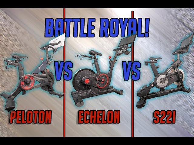 Peloton VS Echelon EX5s VS NordicTrack S22i! Battle Royal!