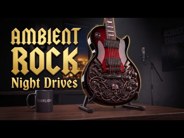 Ambient Rock Instrumental | Cinematic Guitar for Foggy Night Drives
