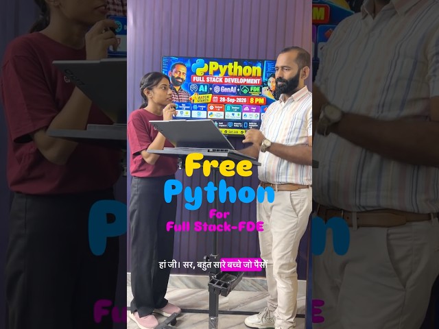 Join Free python batch for full stack Development with AI and GenAI