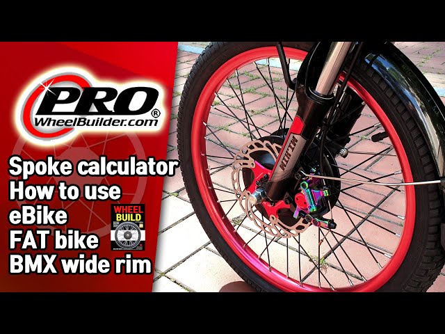 Wide Rim : How to Hub Motor Wheel Building Spoke Length Calculator -  Por Wheel Builder ver