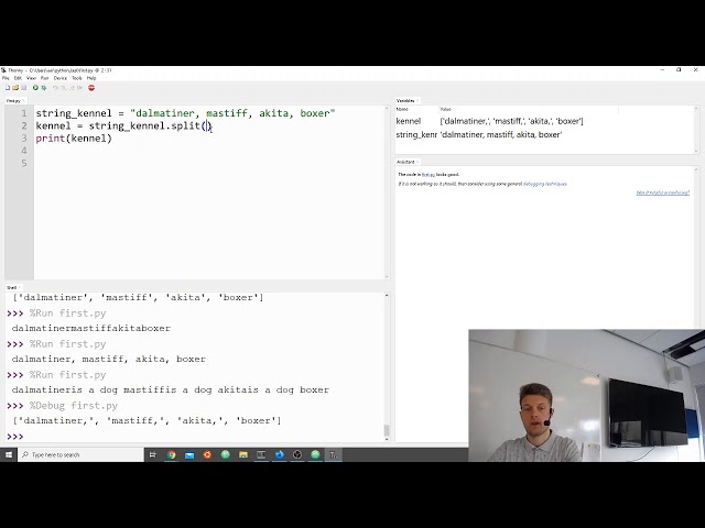 python genomgång kmom03 med Andreas