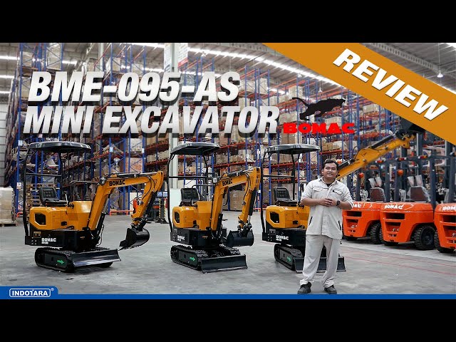 FULL REVIEW OF THE BOMAC BME-095 MINI EXCAVATOR - DIGGING DEPTH UP TO 3 METERS!!!
