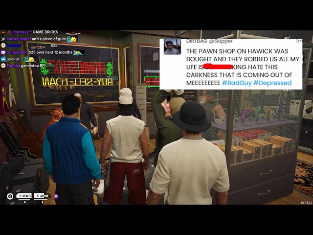 People React to Their Pawn Shop Storages Getting "Lego Heisted" - NoPixel V
