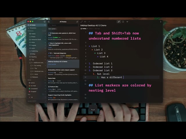 Typing Markdown made satisfying – Inkdrop v6.1.0