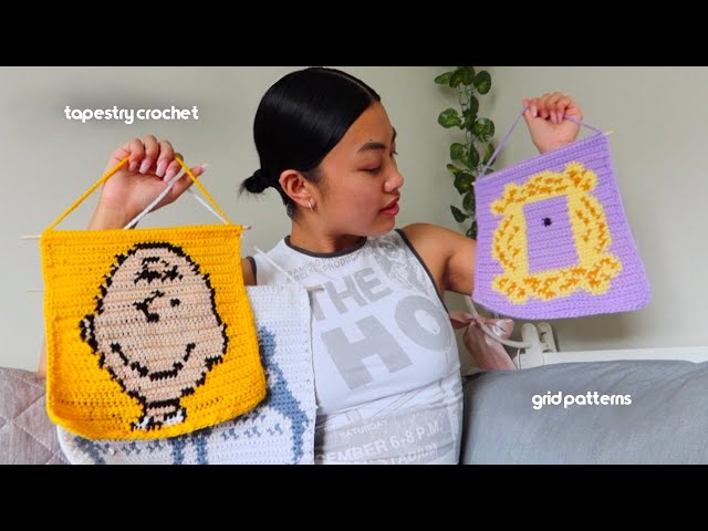 I did a crochet tapestry marathon! | 'My Neighbor Totoro' and 'Friends'