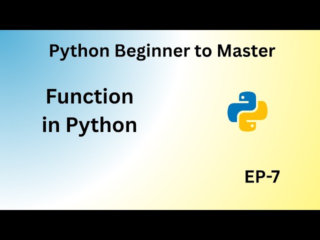 Functions in python