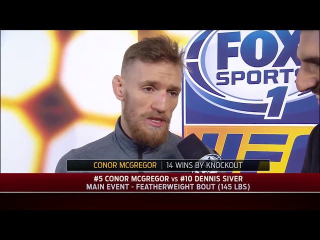 Conor McGregor Slowed Down