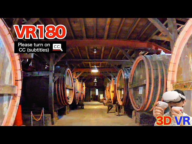 [8K VR180] Exploring an Old Japanese Winery