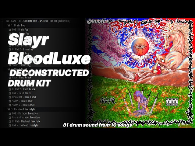 Free Slayr BloodLuxe Deconstructed Drum Kit | All BloodLuxe Drum Sounds