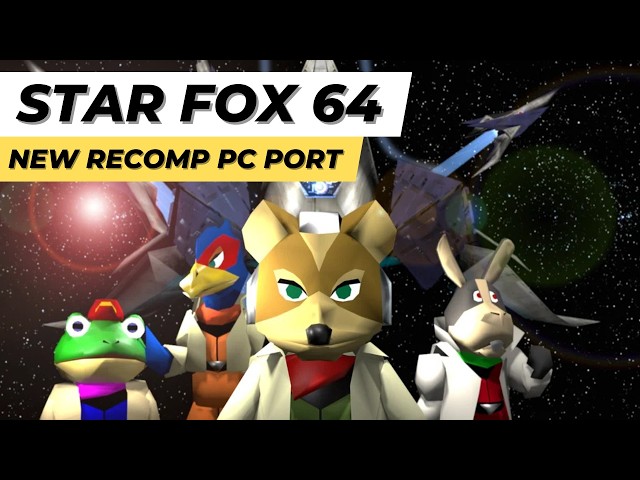 Star Fox 64 NEW PC Port | Recomp Setup Guide and Graphics Showcase