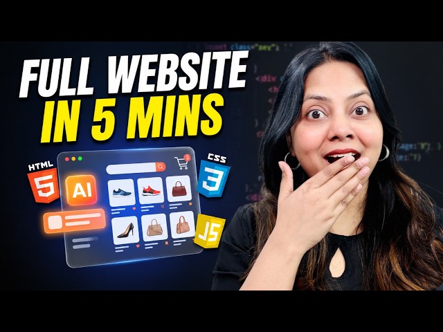 Build a Complete Responsive E-Commerce Website using HTML CSS JavaScript | DesignWithRehana
