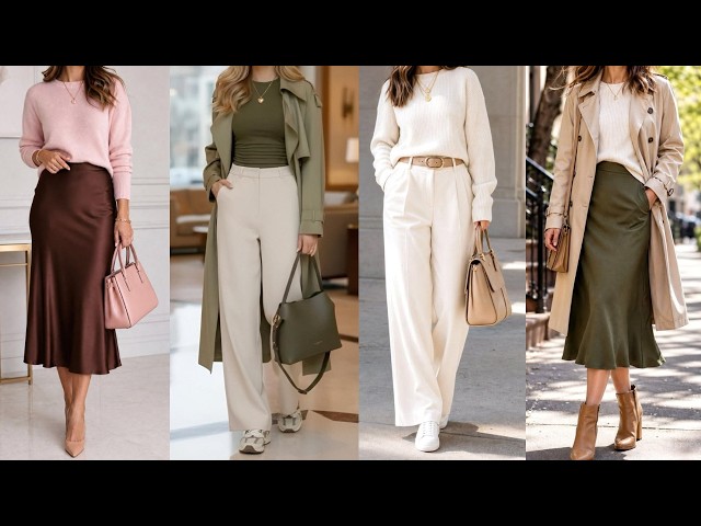 FALL/WINTER 2026-2027 FASHION / Simple, Elegant, and Stylish Looks