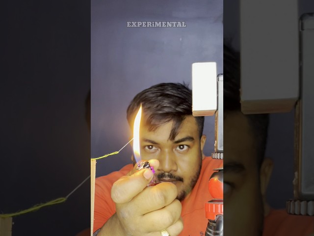 Needle and Magnet Experiment🔥 #youtubeshorts #experiment #schoolproject