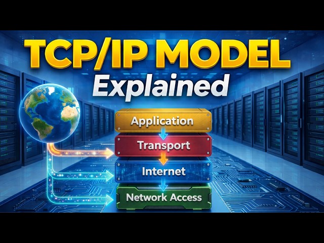 TCP/IP Model Explained for Networking & Cybersecurity