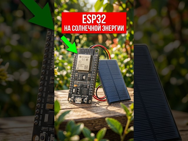 Solar-powered ESP32