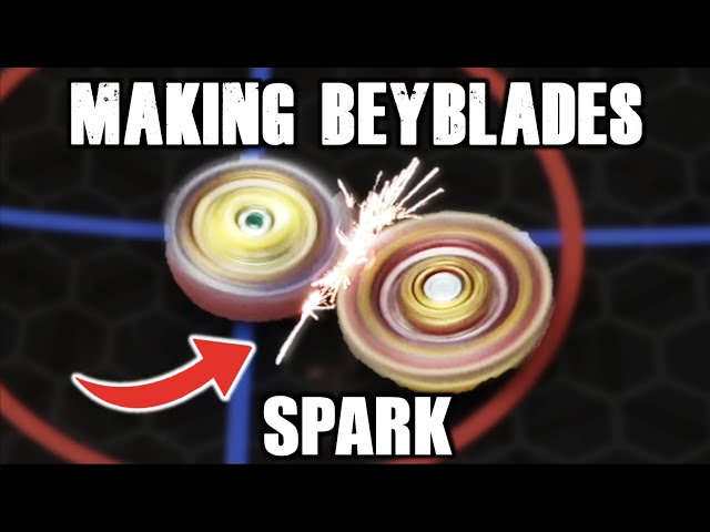 Making Beyblades SPARK IN REAL LIFE!!