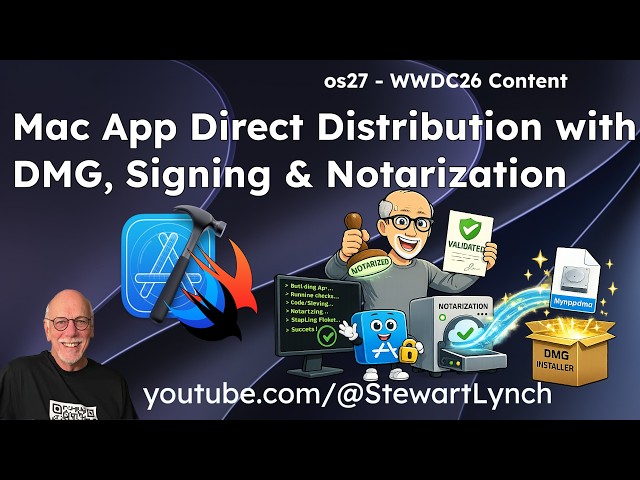 Create, sign, notarize, staple, verify and Distribute a DMG