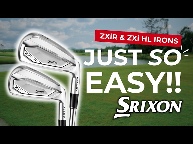 Are these the EASIEST Irons to Hit? Srixon ZXiR & ZXi HL Irons REVIEWED!