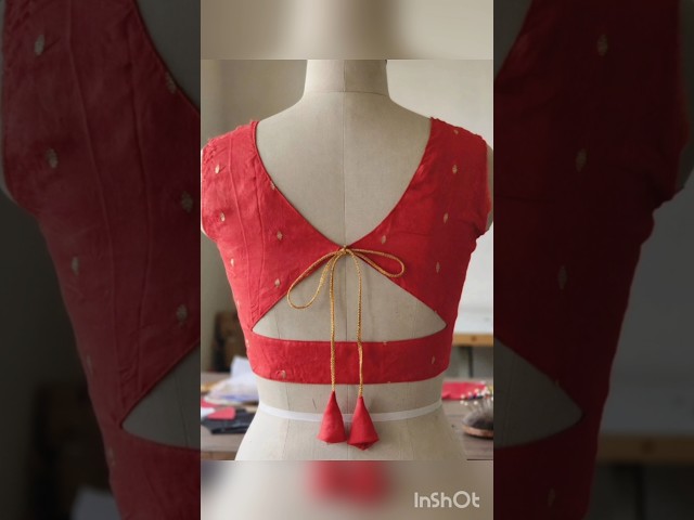 Blouse Back Neck Design Cutting | #shorts #blouse #design