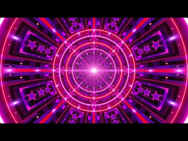Tunnel Loop Background Screensaver video - Party Background