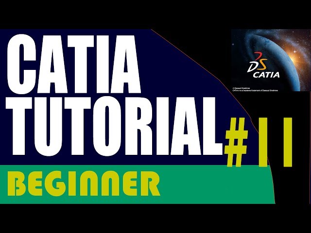 11- CATIA Beginner Tutorial: Spline