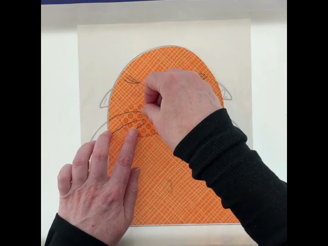 How to Assemble the Seal/Sea Lion Applique Quilt Pattern - time lapse