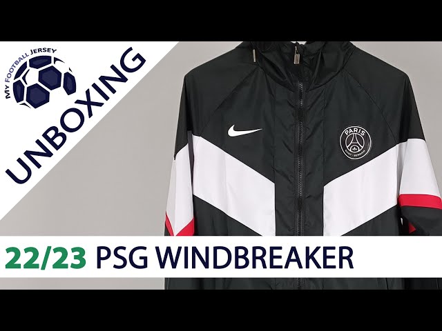 PSG Windbreaker Black 22/23 (GmKits) Unboxing Review