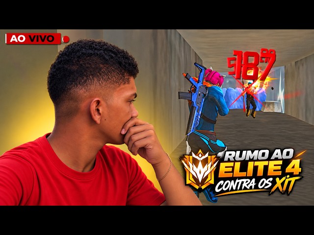 LIVE ON 🔴 RUMO AO ELITE 4 CONTRA OS XITADO NA RANK NA NOVA ATT ⚫️ RAYMOND FF AO VIVO FREEFIRE💎