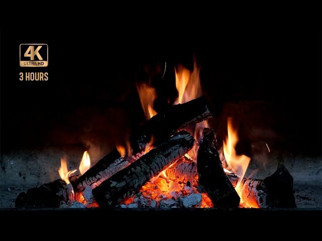 🔥🔥 Fireplace | 3 Hours | Full HD for Stress Relief & Studying