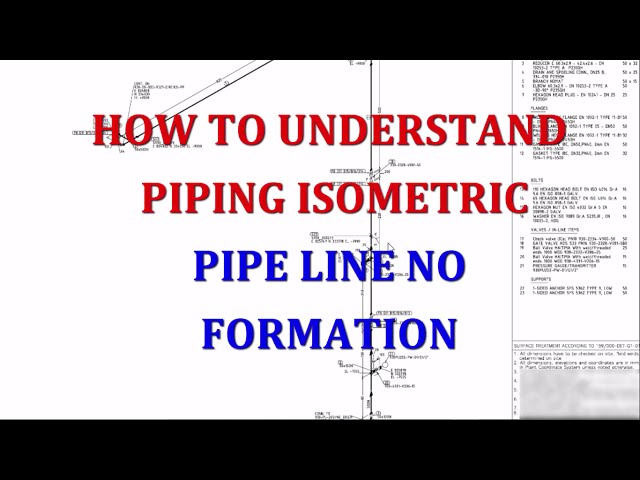Piping line number formation in isometric drawing