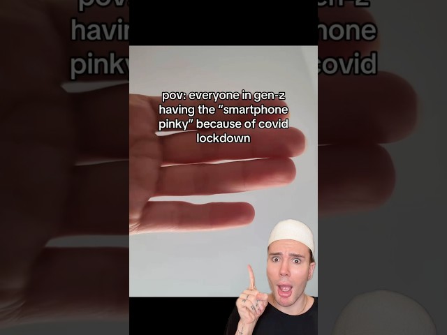 DO YOU HAVE THE SMARTPHONE PINKY?😱 #genz #genzie #millennials #millennial